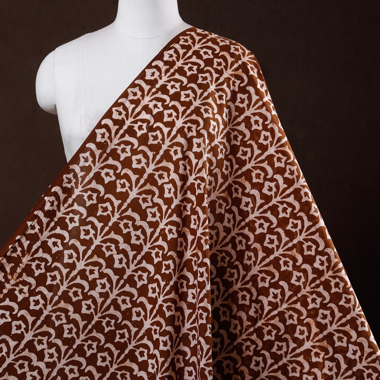 Hand batik cotton fabric 17 - handcrafted