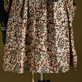 Hand batik cotton medium kaftan 34 - handcrafted