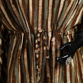 Hand batik cotton short kaftan 23 - handcrafted