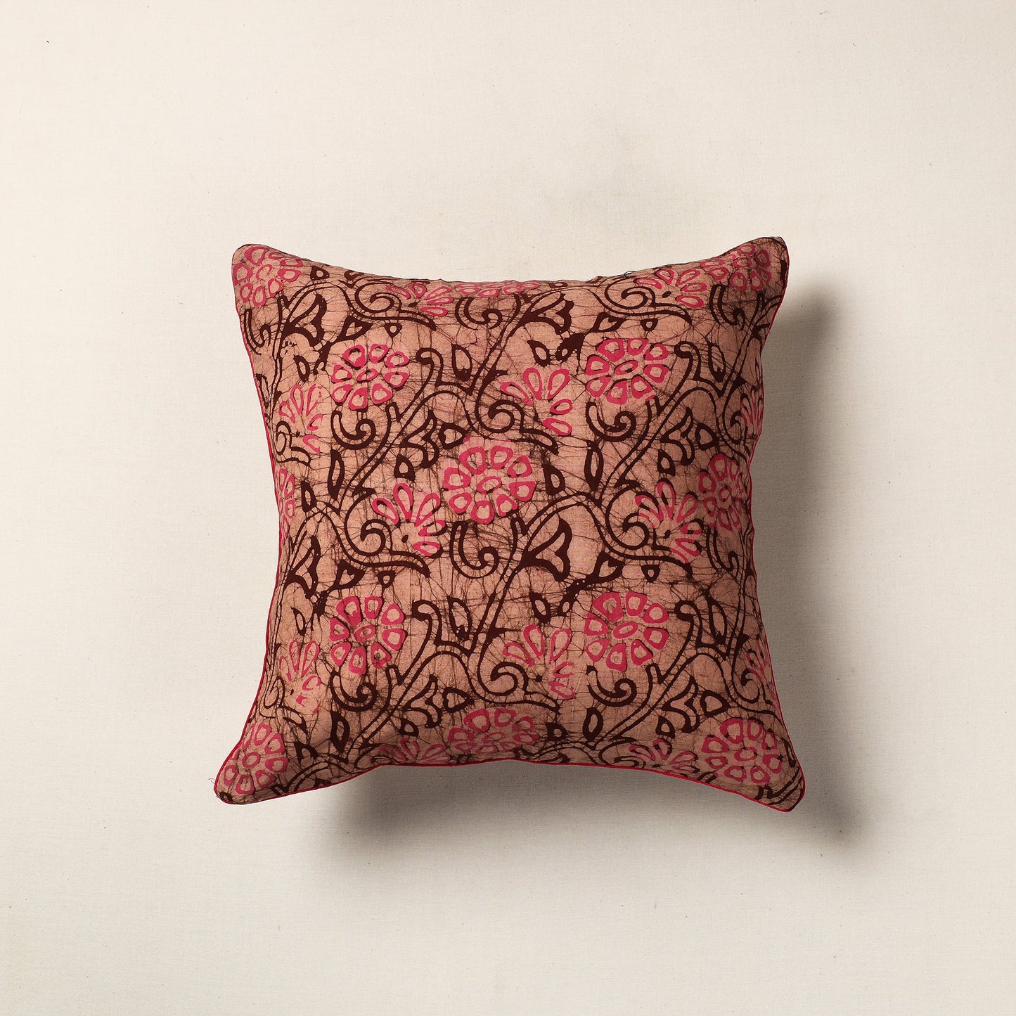  Hand Batik Printed Cotton Cushion Cover 
