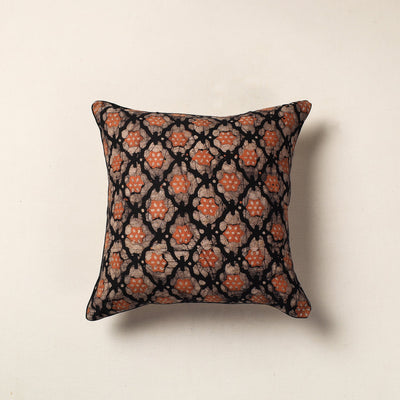  Brown Hand Batik Printed Cotton Cushion Cover