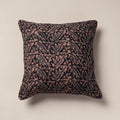 Buy Brown Hand Batik Printed Cotton Cushion Cover