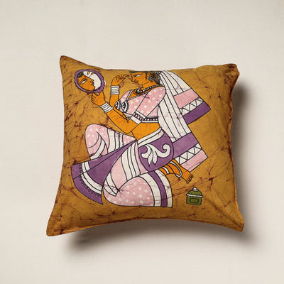 Buy Hand Batik Printed Pure Cotton Cushion Cover Online at iTokri.com