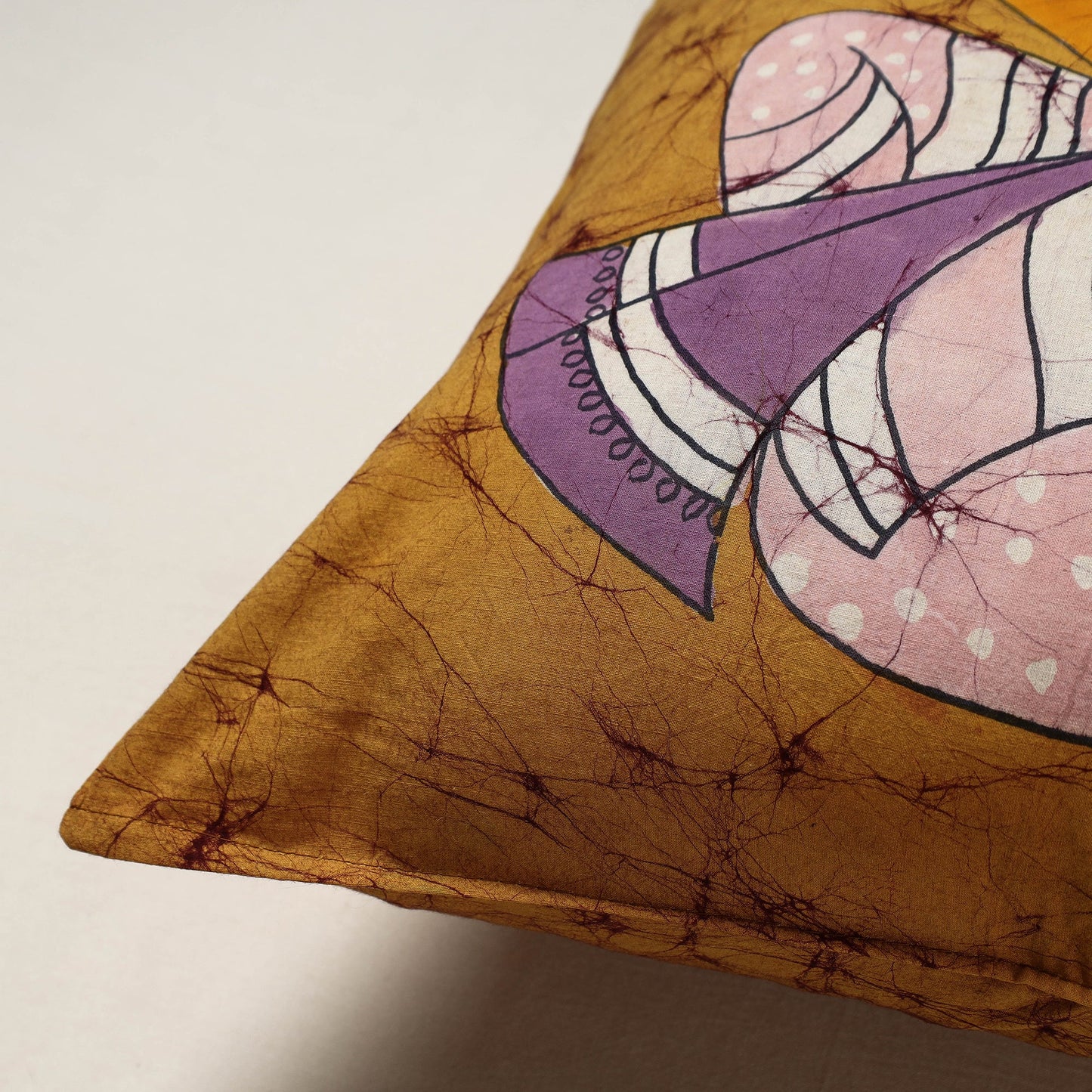 Buy Hand Batik Printed Pure Cotton Cushion Cover Online at iTokri.com