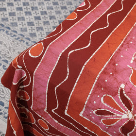 Buy Hand Batik Printed Cotton Double Bed Cover with Pillow Covers Online at iTokri.com