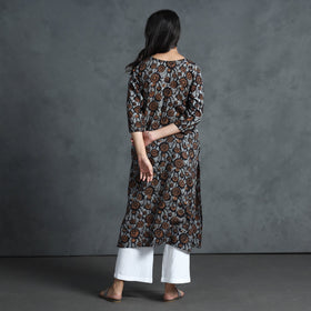 Buy Hand Batik Printed Cotton Kurta for Women