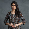 Buy Hand Batik Printed Cotton Kurta for Women