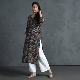 Buy Hand Batik Printed Cotton Kurta for Women