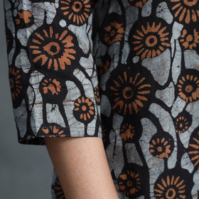 Buy Hand Batik Printed Cotton Kurta for Women