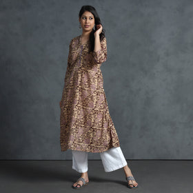 Buy Hand Batik Printed Cotton Kurta for Women
