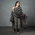  Hand Batik Printed Cotton Kurta with Palazzo & Dupatta Set 