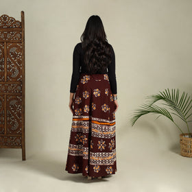 Buy Hand Batik Print Running Stitch Cotton Long Skirt