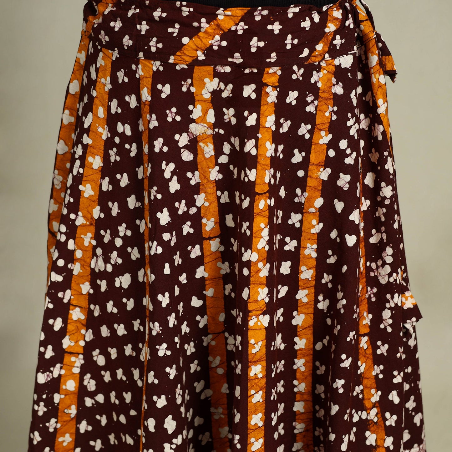 Buy Hand Batik Print Running Stitch Cotton Long Skirt