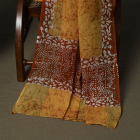 Hand batik cotton 3pc unstitched dress material 12