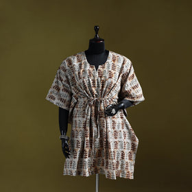 Hand batik cotton medium kaftan 39 - handcrafted