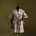 Hand batik cotton medium kaftan 44 - handcrafted