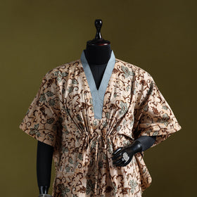 Hand batik cotton medium kaftan 44 - handcrafted