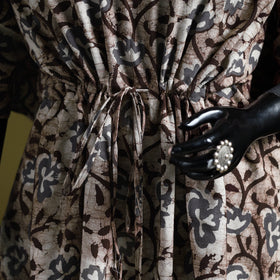 Hand batik cotton medium kaftan 46 - handcrafted