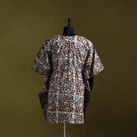 Hand batik cotton medium kaftan 46 - handcrafted