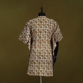 Hand batik cotton medium kaftan 72 - handcrafted