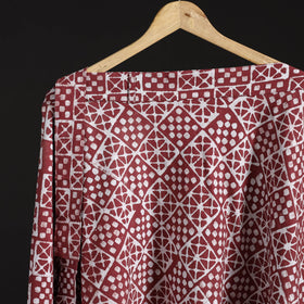 Hand batik cotton wrap around skirt 103 - handcrafted