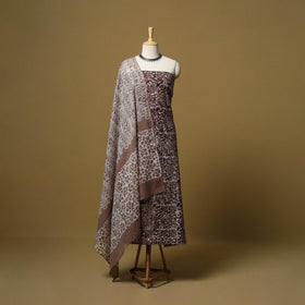 Hand kutch batik cotton 3pc unstitched dress material 27