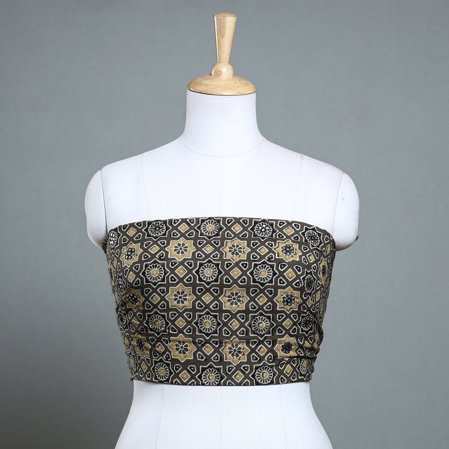 ajrakh blouse piece