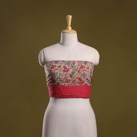 Hand block print cotton sanganeri blouse piece 80