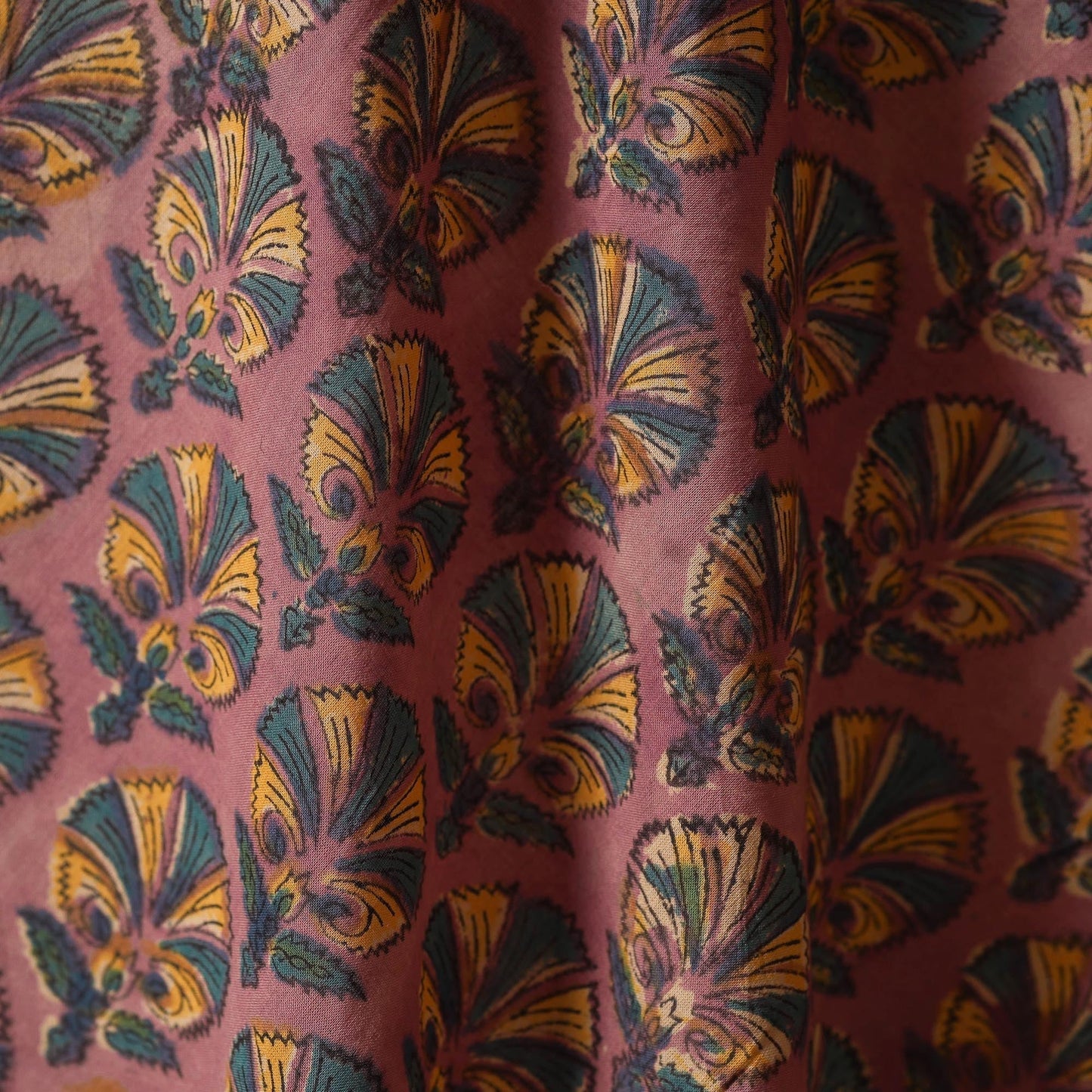 Hand cotton sanganeri fabric 08 - handcrafted