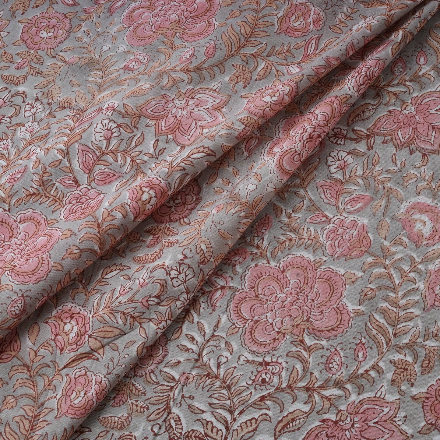 Hand cotton sanganeri fabric 12 - handcrafted
