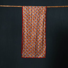 Hand block print cotton sanganeri stole 14 - handcrafted