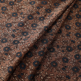 Hand natural dyed chanderi silk fabric 02 - handcrafted