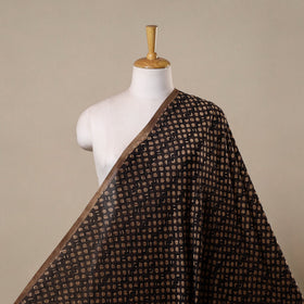 Hand natural dyed chanderi silk fabric 15 - handcrafted