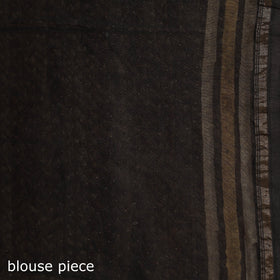 Hand block print natural dyed chanderi silk akola saree 01