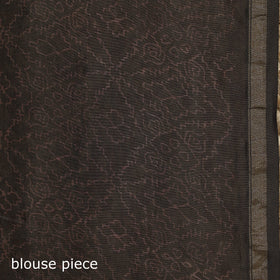 Hand block print natural dyed chanderi silk akola saree 07