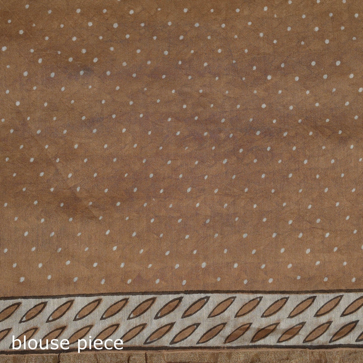 Hand block print natural dyed chanderi silk akola saree 11
