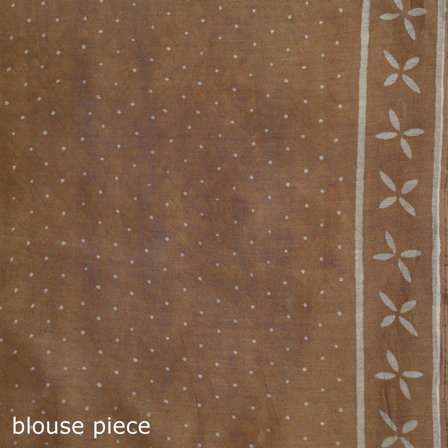 Hand block print natural dyed chanderi silk akola saree 13
