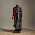 Hand natural dyed cotton dupatta with tassels 02