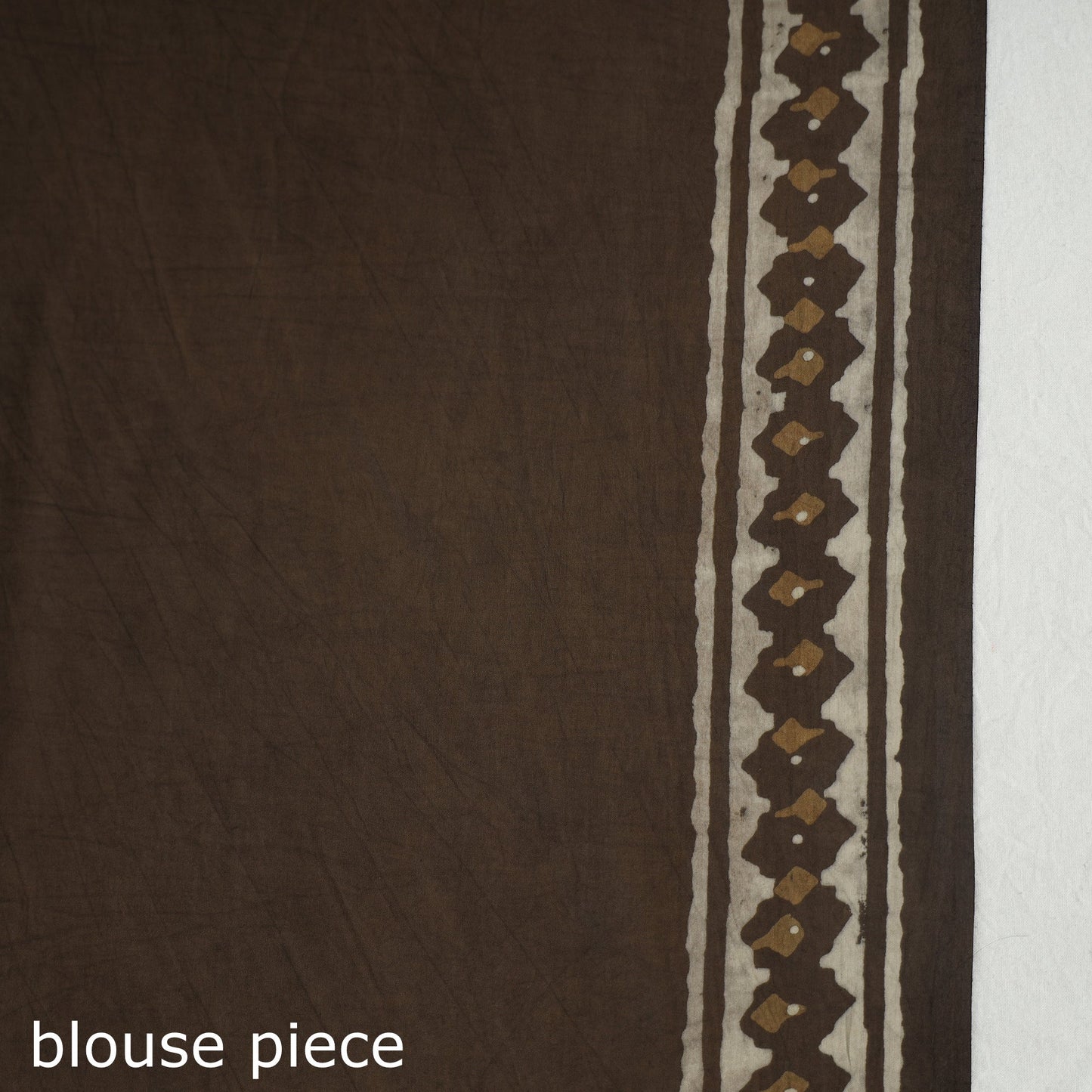 block printed saree