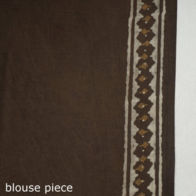 block printed saree