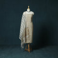 Hand block print sanganeri cotton 3pc unstitched dress