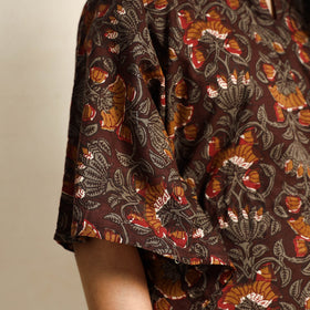  Hand Block Printed Cotton Kaftan & Pyjama Night Suit Set 