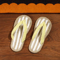 Brown Hand Braided Cotton Stitched Home Slipper