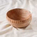  Brown Handcarved Natural Neem Wooden Bowl