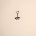 Hand carved sheesham wood keychain 03 - handcrafted