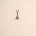 Hand carved sheesham wood keychain 10 - handcrafted