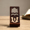 Buy Handcarved Sheesham Wood Mobile Stand 01 Online l iTokri.com 