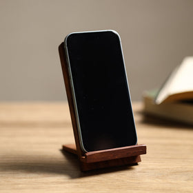  Handcarved Sheesham Wood Mobile Stand 10 