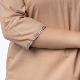 Buy iTokri Casuals - Hand Embroidered Cotton Long Kurta Online at iTokri.com