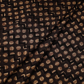 Hand natural dyed chanderi silk fabric 15 - handcrafted